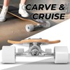 Nattork 42 Inch Cruiser Longboard Skateboard Complete 8 Ply Canadian