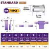 M8 Rivet Nut, 15Pcs Rivnut Nutsert Metric 304 Stainless Steel
