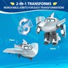 Super Wings Transformable Toys Playset, 5 in Jett and Traver