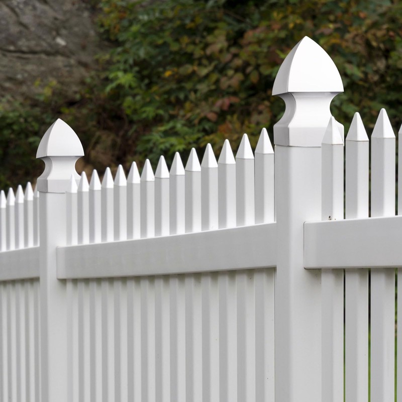 Lothee 6 Pcs Vinyl Post Cap Gothic Post Caps Decking