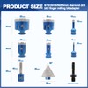 Diamond Core Drill Bit Set for Porcelain Tile Ceramic Marble