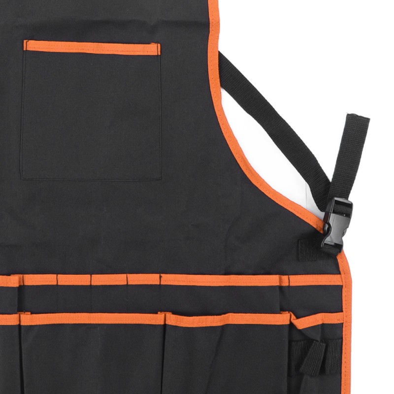 Tool Apron Multiple Pockets Oil Proof Waterproof Oxford Cloth Adjustable
