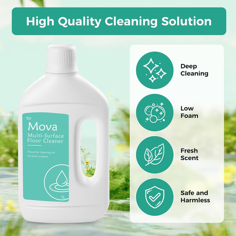 Floor Cleaning Solution for Mova Robot Vacuum and Wet Dry