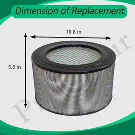 Prestivair 20500 Replacement Filter Kit Compatible with Honeywell 10500 17000 17005 Air Purifiers, Item Number 20500