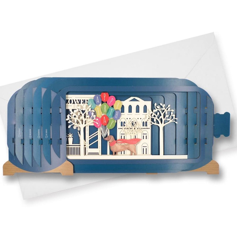 Message in A Bottle 3D Pop Up Greeting Card -