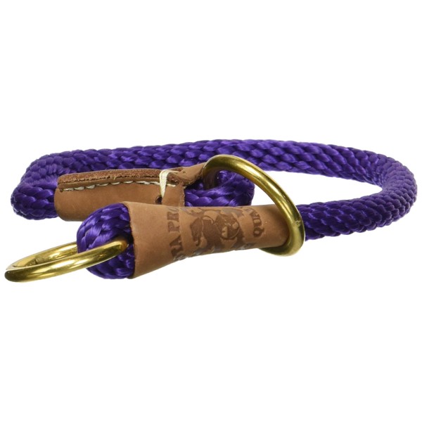 Mendota Pet Command Slip Collar - Dog Training Collar - Made in The USA - Purple - 16 in