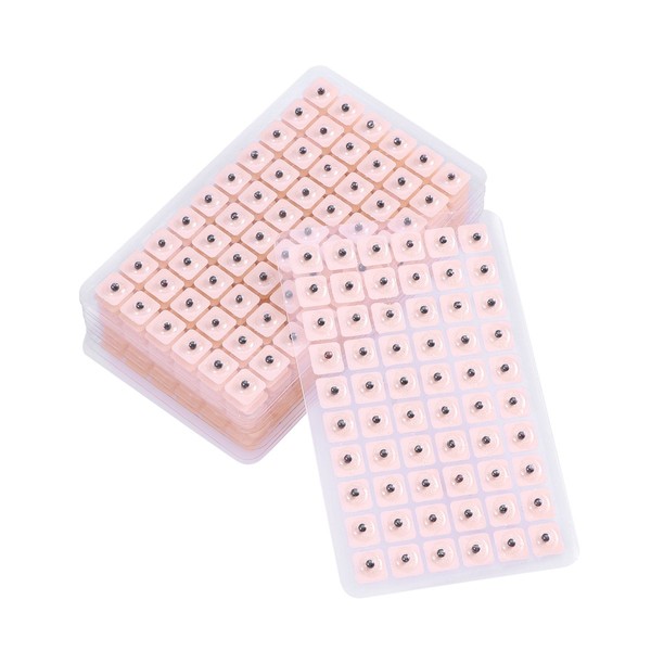 Heallily Ear Seeds 1200 Pcs Disposable Acupuncture Magnetic Ear Beads Ear Press Seed Acupressure Kit Tool