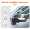 Carbon Side Rearview Mirror Cover Cap For Nissan TITAN 2016-2023