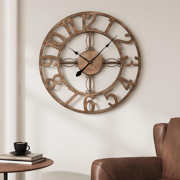 20 inch Large Wall Clock, Modern Decorative Wall Clocks for