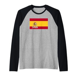 Spain Flag Europe Pride In My DNA For Men Women Kids Raglan Baseball Tee