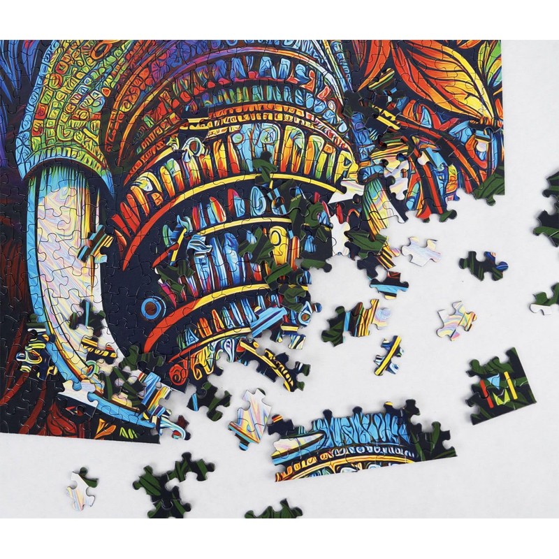 Springbok Elephant Mandala 1000 Piece Jigsaw Puzzle for Adults -