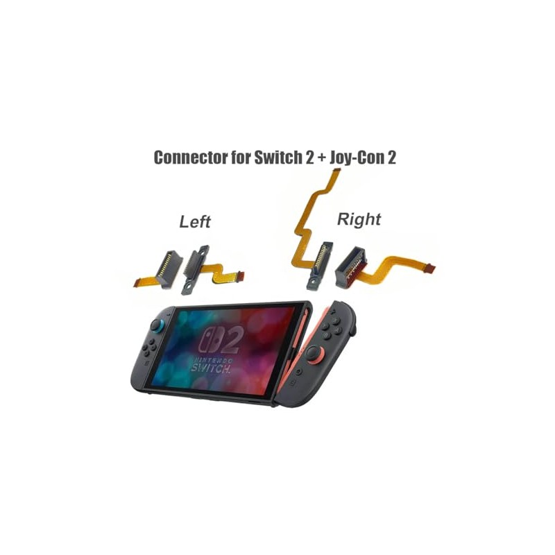 ElecGear Side Connector Replacement Switch 2 and Joy-Con 2, Female