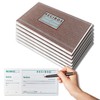 CAVECA Pack of 6 Payment Receipts with 600 Sheets and