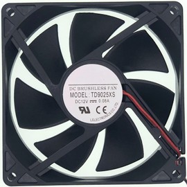 for TONON TD9025XS 12V DC BRUSHLESS Fan - 0.08A 90×90×25mm 2-Wire 9025 Cooling Fan