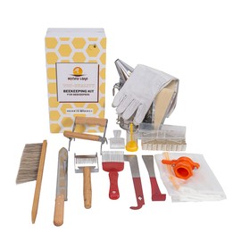 Honey Lake Beekeeping Supplies Bee Smoker Starter Kit, 16 Pcs Bee Keeping Starter Kit Bee Keeping Supplies-All for Beekeepers Including Different Kinds of Beekeeping Tools