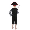 Sincere Party Children's Pirate Costume with Hat,Sword,Eyepatch for Unisex Kids