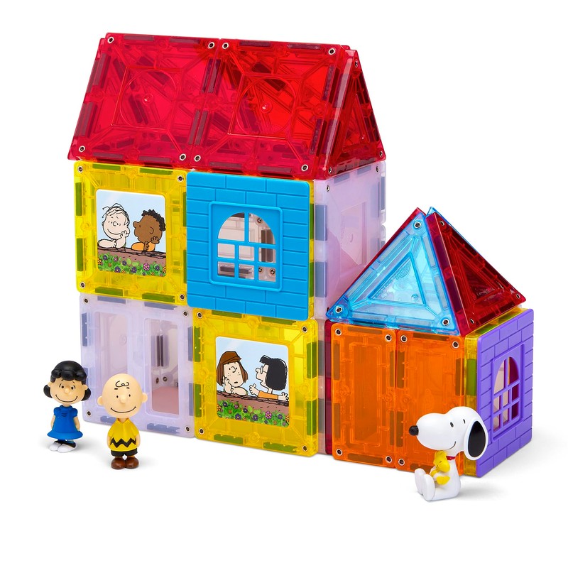 Magnetix 3D Peanuts Charlie Brown and Friends Magnetic Building Tile