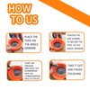 3Pcs Orange Angle Grinder Drill Bit Sharpener, Durable Drill Sharpener