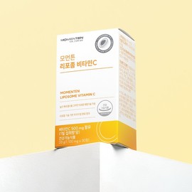 Momenton Liposome Vitamin C 30 Tablets 1 Box High-Concentration Premium (1-Month Supply) / 모먼튼 리포좀 비타민C 30정 1박스 고함량 프리미엄 (1개월분)
