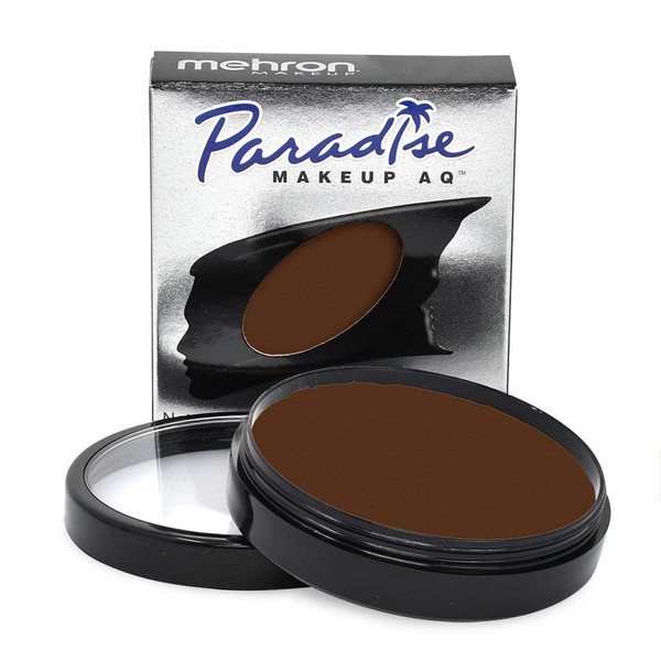 Mehron Makeup Paradise Makeup AQ Face & Body Paint (1.4 oz) (Dark Brown)