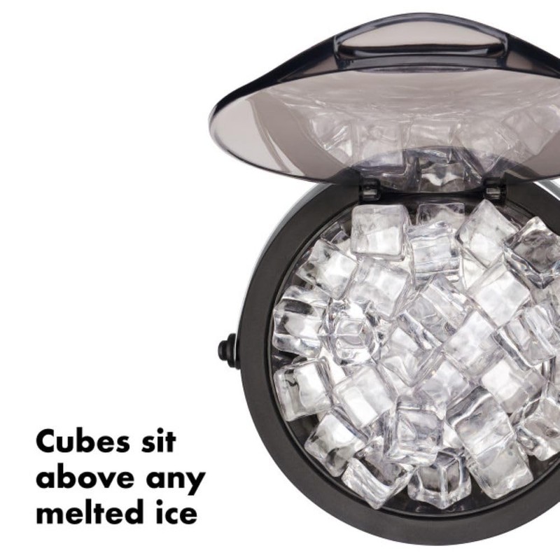 OXO 3107300 Steel Ice Bucket and Tongs Set