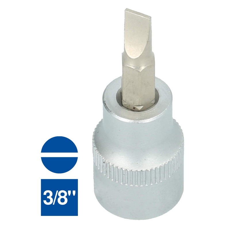 BRILLIANT TOOLS BT021862 3/8 Inch Slotted Bit Socket 2 x
