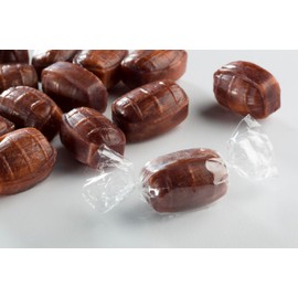 Bayside Candy Bulk Root Beer Barrels Old Fashioned Hard Candy - Clear Wrapped - Root Beer Flavored Candy (2Lb)