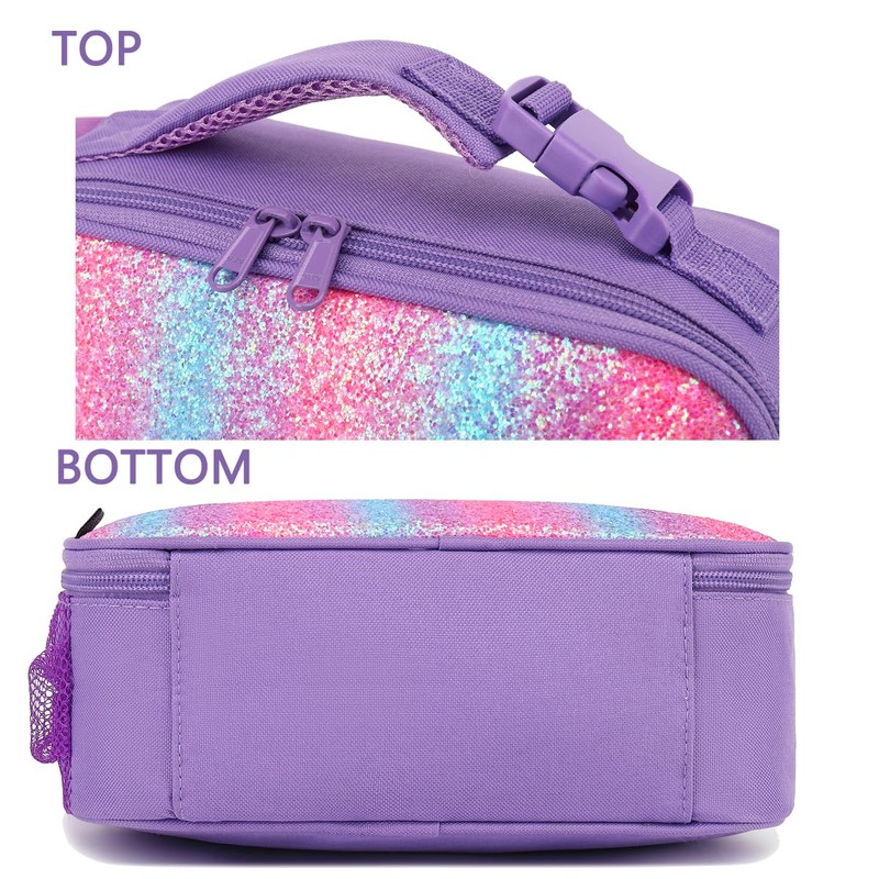 FlowFly Kids Lunch box Insulated Soft Bag Mini Cooler Back