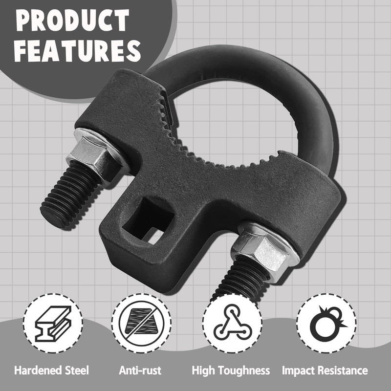 Inner Tie Rod Removal Tool,with Non-Slip Teeth for Inner Tie