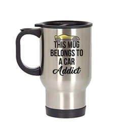 Car Enthusiast Gifts, Classic Car Race Car Muscle Car Sport Car Enthusiasts Car Lovers Gag Gifts for Men Women Boys Girls and Kids Travel Mug