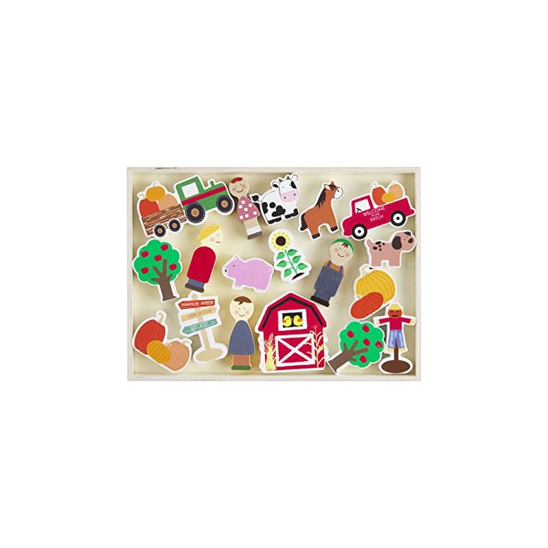 Mud Pie Pumpkin Patch Set, Wood