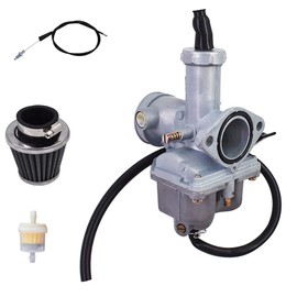 Carburetor & Throttle Cable Air Filter Fit for Honda CRF100F XR100 XL100S XR200X R200R Carb