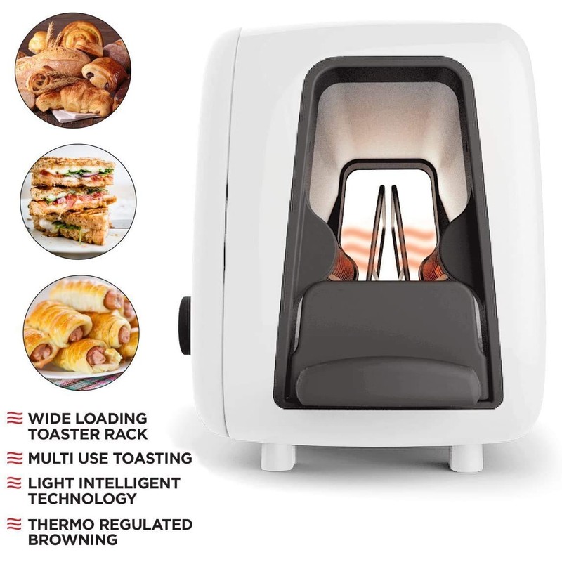 BergHOFF Seren Side Loading Toaster with Cool Touch Exterior and