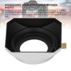 37mm Lens Hood Square Lens Hood Shade Accessory Sun Shade