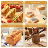 2 Pack Pullman Bread Loaf Pan with Lid, 1 Pound