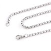 DonDon Men's Necklace 52 cm with Elephant Lucky Pendant Stainless