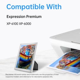 LEMERO Remanufactured Ink Cartridge Replacement for Epson 302XL to use with Expression Premium XP-6100 XP 6100 XP-6000