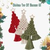 mdgfge 3 Pack Christmas Tree DIY Macrame Kit, Christmas Macrame