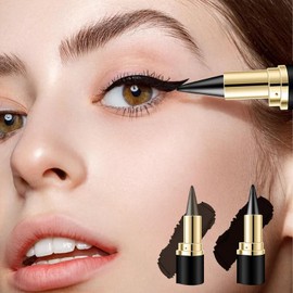 Lápiz Delineador de Ojos en Gel Negro, Delineador de Ojos en Crema a Prueba de Manchas, Lápiz Delineador de Ojos Negro Mate, Lápiz Delineador de Ojos en Barra, Delineador de Ojos Mate de Secado Rápido (01#)