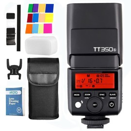 Godox TT350S 2.4G HSS 1/8000s TTL II GN36 Flash Camera Compatible with Sony A7R A7S A7RII A7S A7RII A7RII A6300 A6000 DSLR Camera