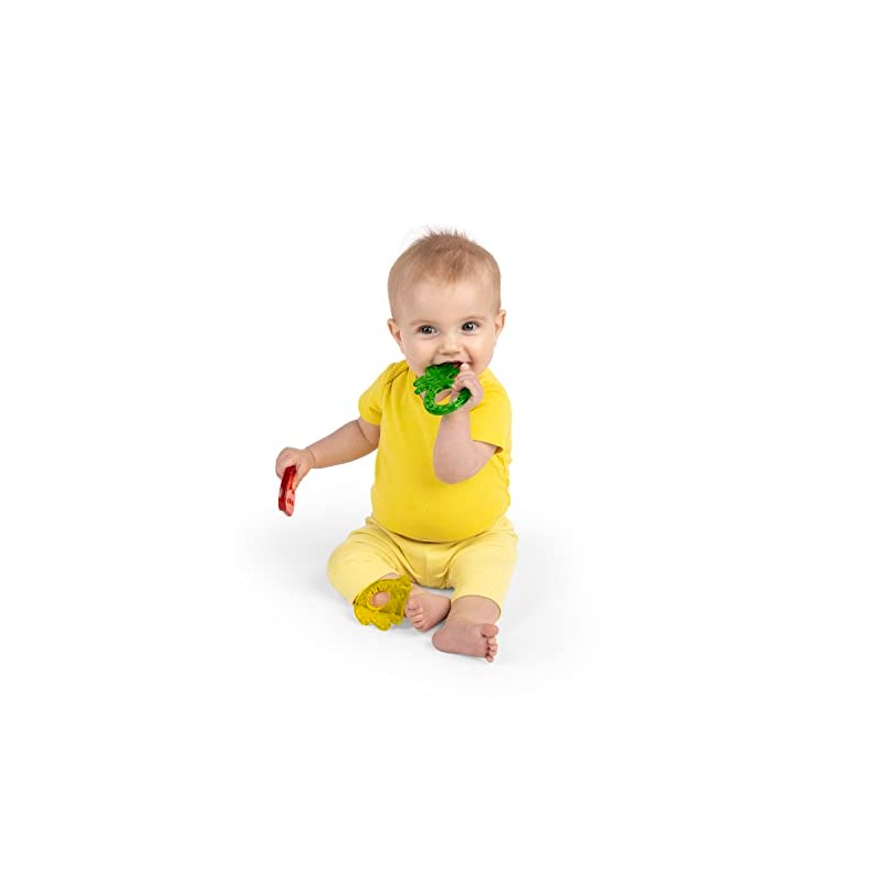 Bright Starts Juicy Chews 3-Pack Textured Teethers - Watermelon, Pineapple,