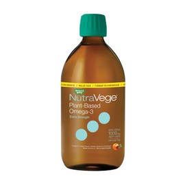 Natures Way NutraVege Extra Strength ArndanoNaranja 500 mL - Omega3 de Algas con Sabor Frutal para Soporte Vegetal y Salud Integral                   
