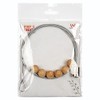 walther design Photo Rope Silver 1.5 m Metal with Natural