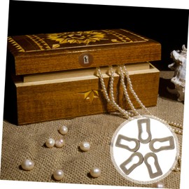 Pack of 10 Keyhole Rosette Sign Dresser Decor Keyhole Covers for Dressers Keyhole Frame Cover Decorative Keyhole Cover Metal Furniture Zinc Alloy