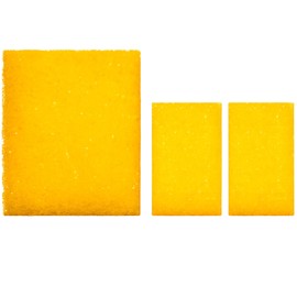 Silver Stone Clay White Stone Multi-Purpose Cleaning Sponge 2 Large Sponges 4 Small Sponges