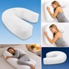 U-Shaped Side Sleeping Pillow – Soft Neck Support Cushion for