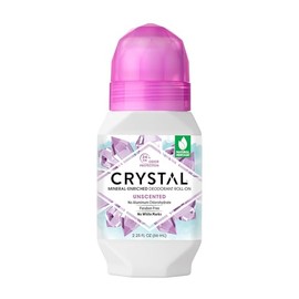 Crystal Desodorante corporal libre de fragancia y parabeno, hipoalegérnico, no clohidratado de aluminio en roll-on, 66 ml