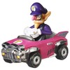 Hot Wheels Mario Kart Waluigi, [Rosa/Morado] Badwagon