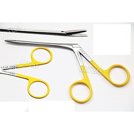 Yellow Rings Hartman Alligator Forceps 3.5" German Grade ENT Instruments (CYNAMED)