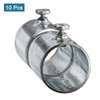 sourcing map EMT Coupling, 20mm(13/16 inch) EMT Set Screw Coupling